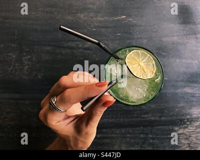 Cocktail mojito Foto Stock