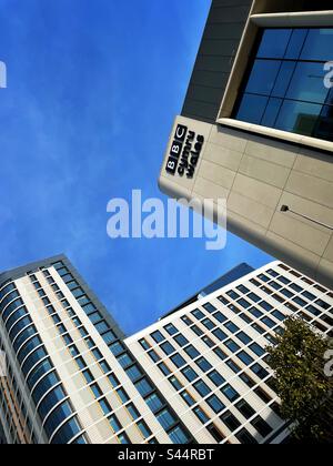 BBC Wales nuovi uffici nel centro di Cardiff. Foto Stock