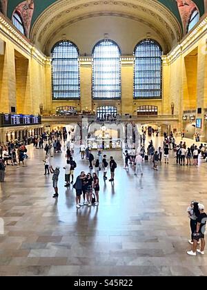 Il Grand Central Terminal è un'enorme stazione ferroviaria e della metropolitana nel cuore di Manhattan, 2023, New York City, USA Foto Stock