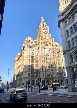 Edifici di fegato di Liverpool Foto Stock