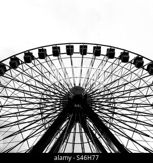 Ruota panoramica in cedro in OHIO Foto Stock