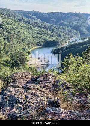Penedo Furado, Vila de Rei, Portogallo Foto Stock