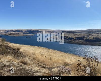 Gola del fiume Columbia vicino a Dalles Foto Stock