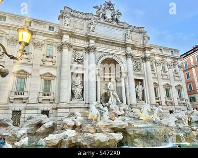 Fontana di Trevi, Roma Foto Stock