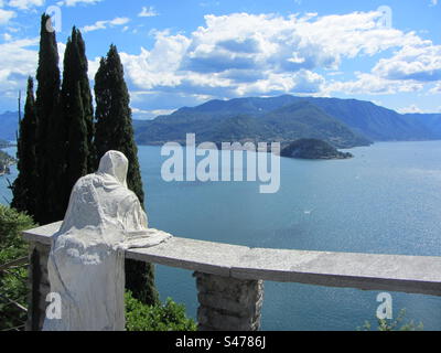 Affacciato sul Lago di Como, Varenna Foto Stock