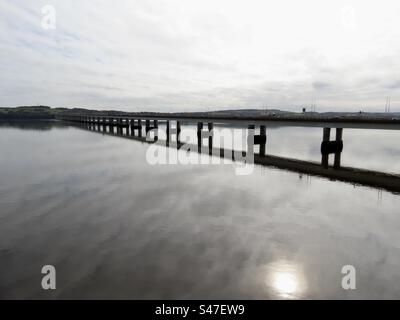 Tay Road Bridge Dundee Scozia Foto Stock