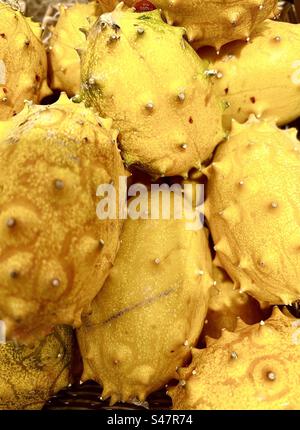 Frutta di Kiwano Foto Stock