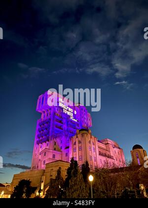 L'Hollywood Tower Hotel Foto Stock