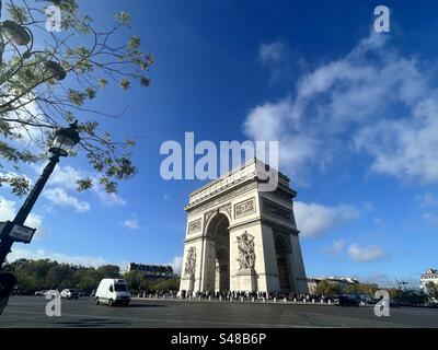 Arc de Triomph Parigi Foto Stock