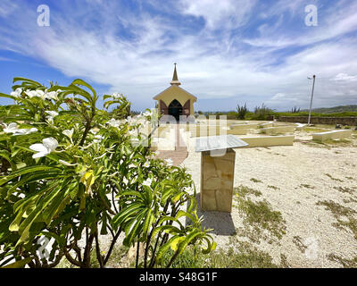 Alto Vista, Cappella cattolica romana. WESTERN Point, Aruba, Antille olandesi. Caraibi Foto Stock