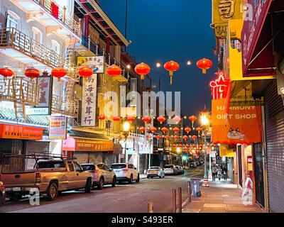 Chinatown di San Francisco, California, Stati Uniti d'America Foto Stock