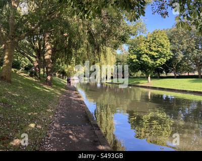 Canale militare reale a Hythe, Kent Foto Stock