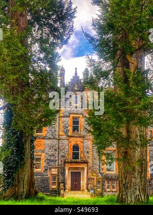 Casa privata vicino al castello di Blarney a Cork, Irlanda (aprile 2023). Foto Stock