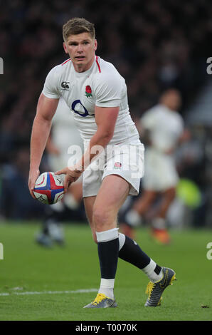 OWEN FARRELL, Inghilterra, Inghilterra e Scozia, GUINNESS SEI NAZIONI 2019, 2019 Foto Stock