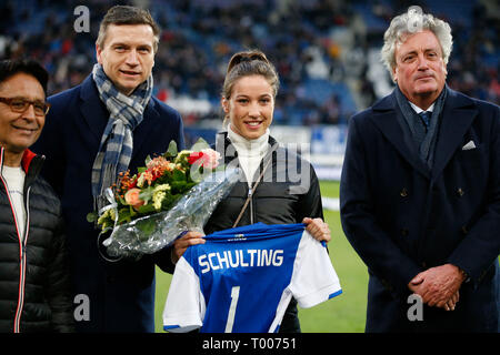 HEERENVEEN, calcio, 16-03-2019, Abe Lenstra stadium, stagione 2018 / 2019, olandese Eredivisie, Suzanne Schulting durante la partita SC Heerenveen - de Graafschap. Foto Stock