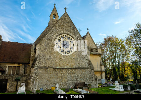 St Marys chiesa cattolica romana, Crown Lane, Chislehurst, Kent Foto Stock