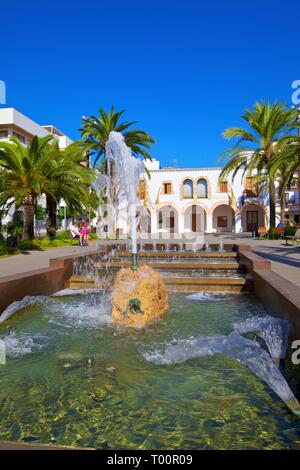 Municipio di Santa Eulària des Riu, Ibiza, Isole Baleari, Spagna Foto Stock