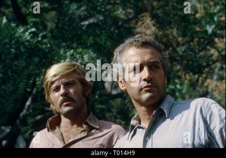 ROBERT REDFORD, Paul Newman, Butch Cassidy e Sundance Kid, 1969 Foto Stock