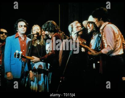 L'ultimo valzer, DR. Giovanni, Neil Diamond, Joni Mitchell, Neil Young., RICK DANKO, Van Morrison, BOB DYLAN , ROBBIE Robertson, 1978 Foto Stock