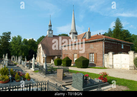 Frankreich, Champagne-Ardenne, Haute-Marne, Puellemontier, Notre Dame de la nativite Puellemontier Foto Stock