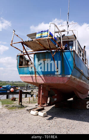 Il cantiere BLACKSHORE PORTO. Fiume BLYTH SOUTHWOLD Suffolk. Foto Stock