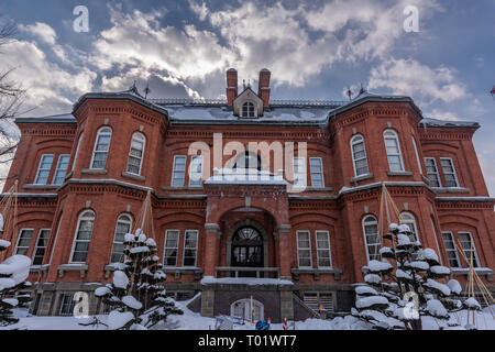 Ex Hokkaido Government Office a Sapporo, Hokkaido, Giappone Foto Stock