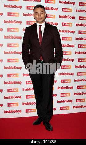 Oct 01, 2014 - Londra, Inghilterra, Regno Unito - all'interno di sapone Awards 2014 a Dstrkt, Piccadilly, Londra Foto Mostra: Ricky Norwood Foto Stock