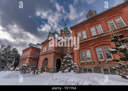 Ex Hokkaido Government Office a Sapporo, Hokkaido, Giappone Foto Stock