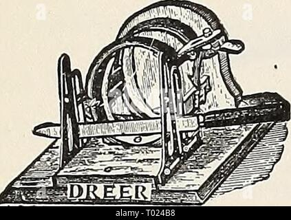 Dreer di giardinieri del mercato all'ingrosso listino prezzi : affidabile di semi vegetali, giardino requisiti, attrezzi, fertilizzanti, ecc . dreersmarketgard1907henr Anno: 1907 xx secolo gli asparagi Buncher Philadelphia Asparagi Buncher coltello asparagi Foto Stock