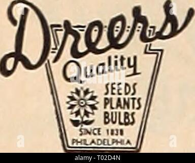 Dreer giardino del libro per 1941 . dreersgardenbook1941henr Anno: 1941 103 anni di per più di un cen- tury giardinieri attraverso- out America sono venuti a fare affidamento su quali Dreer- ty lor la costruzione di giardini splendidi e premio win- ning risultati a loro fiori preferiti mostra. C piante, semi lampadine 58 Cavolo cinese '.... 58 Cabomba 112 Cacalia 19 Caladium 75 19 Calceolaria Calendula 5, 19 California Blue Bell.39 ' di papavero 27 ' Ligustro 95 Calla 75 Callicarpa 96 Calliopsis. . . .19, 23 campanula 20 82 Campion 32 Canary Bird Vine.20 Candytuft 20 ' Hardy 30 88 Canna 76 Melone 64 Canterbury campane 20 82 Foto Stock