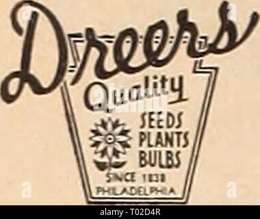 Dreer giardino del libro per 1942 . dreersgardenbook1942henr Anno: 1942 104 anni di per più di un cen- tury giardinieri attraverso- out America sono venuti a fare affidamento su quali Dreer- ty per la costruzione di giardini splendidi e premio win- ning risultati a loro fiori preferiti mostra. C piante, semi di cavolo lampadine 5S ' cinese.... 58 Cabomba 112 Cacalia 21 Caladium 75 21 Calceolaria Calendula 6,21 California Blue Bell 39 ' di papavero 28 ' Ligustro 93 Calla 75 Callicarpa 96 Calliopsis 21-24 campanula 22 82 Campion 32 Candjtuft 21 ' Hardy 30 88 Canna 76 Melone 64 Canterbury Bells ,22 82 Cape Forget-Me-Xot. 15 ' H Foto Stock