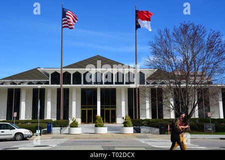 North Carolina legislativa dell edificio è stato inaugurato nel 1963 e dedicata esclusivamente per il ramo legislativo del governo dello stato. Foto Stock