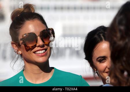 Malaga, Spagna. 16 marzo 2019. L'attrice Blanca Suarez durante il photocall del film ' A pesar de todo ' durante la XXII edizione del Malaga Film Festival di Malaga sabato 16 marzo, 2019. Cordon Premere Credito: CORDON PREMERE/Alamy Live News Foto Stock