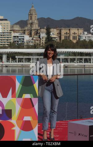 Malaga, Spagna. 16 marzo 2019. L'attrice Belen Cuesta durante il photocall del film ' A pesar de todo ' durante la XXII edizione del Malaga Film Festival di Malaga sabato 16 marzo, 2019. Cordon Premere Credito: CORDON PREMERE/Alamy Live News Foto Stock