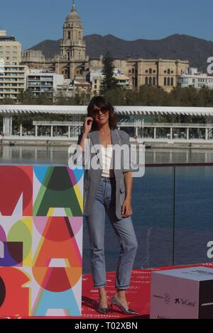 Malaga, Spagna. 16 marzo 2019. L'attrice Belen Cuesta durante il photocall del film ' A pesar de todo ' durante la XXII edizione del Malaga Film Festival di Malaga sabato 16 marzo, 2019. Cordon Premere Credito: CORDON PREMERE/Alamy Live News Foto Stock