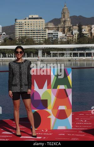 Malaga, Spagna. 16 marzo 2019. L'attrice Macarena Garcia durante il photocall del film ' A pesar de todo ' durante la XXII edizione del Malaga Film Festival di Malaga sabato 16 marzo 2019 Cordon Premere Credito: CORDON PREMERE/Alamy Live News Foto Stock