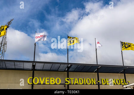 VENLO, Paesi Bassi, 17-03-2019, calcio, VVV stadium De Koel, olandese eredivisie, stagione 2018/2019, stadio panoramica, prima della partita VVV - PSV, Foto Stock