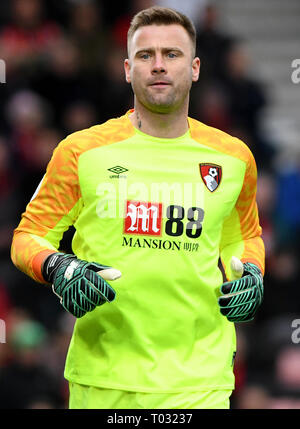 Bournemouth, Regno Unito. Il 17 marzo 2019. Artur Boruc di AFC Bournemouth - AFC Bournemouth v Newcastle United, Premier League, vitalità Stadium, Bournemouth - XVI Marzo 2019 solo uso editoriale - DataCo restrizioni si applicano Credito: Giornata immagini limitata/Alamy Live News Foto Stock