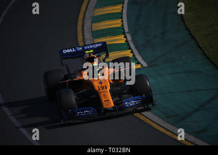 &#Xa9; Foto4 / LaPresse 17/03/2019 Melbourne, Australia Sport Gran premio di Formula Uno Australia 2019 nel pic: Gara, Lando Norris (GBR) Mclaren F1 Team MCL34 Foto Stock