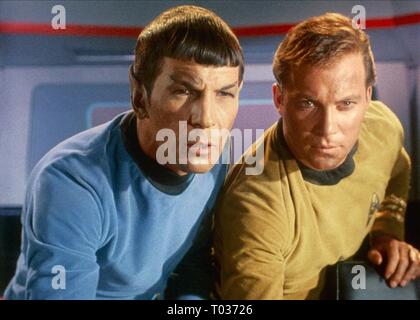 LEONARD NIMOY, William Shatner, STAR TREK, 1966 Foto Stock