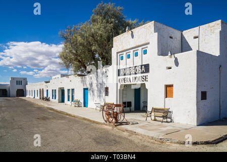 Amargosa Opera House & Hotel nella Death Valley Junction, Valle della Morte Foto Stock