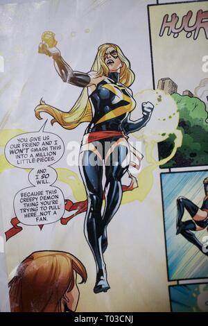 Ms Marvel pubblicato da Marvel Comics Foto Stock