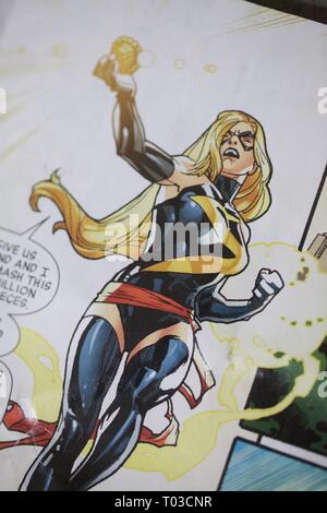 Ms Marvel pubblicato da Marvel Comics Foto Stock