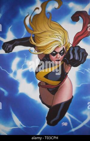 Ms Marvel pubblicato da Marvel Comics Foto Stock