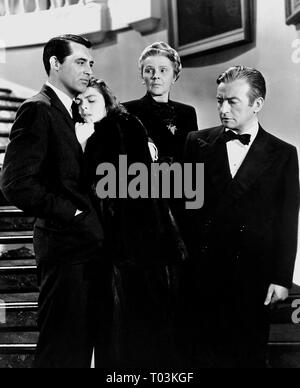 CARY GRANT, Ingrid Bergman, LEOPOLDINE KONSTANTIN, Claude Rains, notoriamente, 1946 Foto Stock