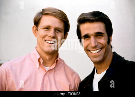 RON HOWARD, Henry Winkler, giorni felici, 1974 Foto Stock