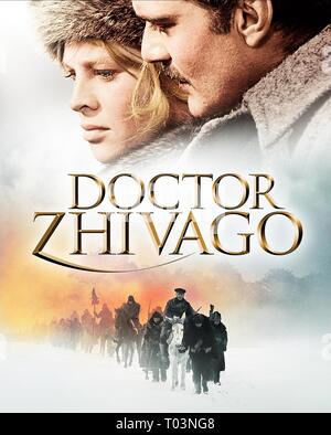 JULIE CHRISTIE, Omar Sharif POSTER, Dottor Zhivago, 1965 Foto Stock