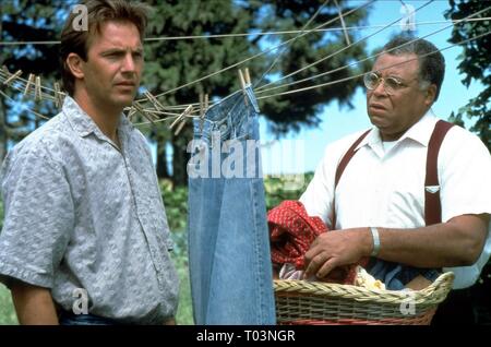 KEVIN COSTNER, James Earl Jones, campo di sogni, 1989 Foto Stock