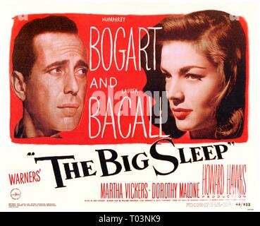 HUMPHREY BOGART, Lauren Bacall, il BIG SLEEP, 1946 Foto Stock