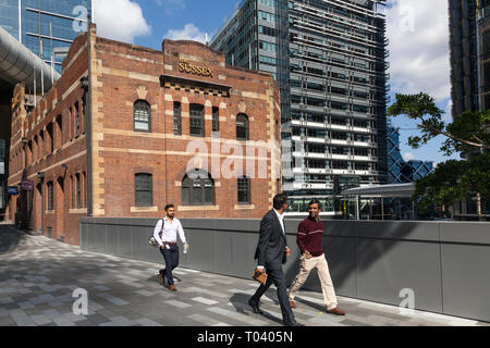 Molo di Barangaroo, Sydney, NSW, Australia Foto Stock